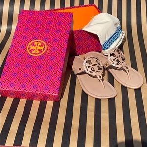 Tory Burch Miller Calf Leather Sandal